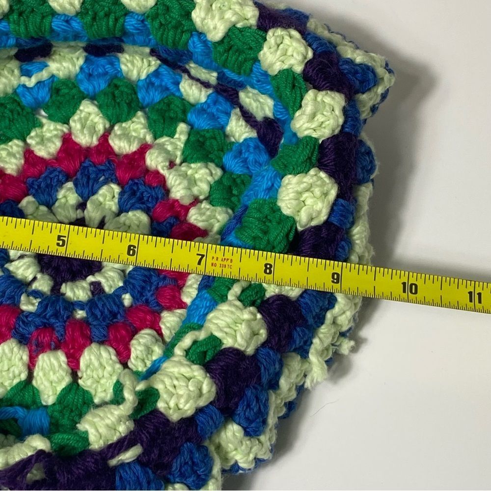 Homemade Colorful Crochet Bucket Hat - Picture 7 of 8